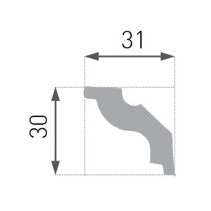 Декоративен перваз E-22