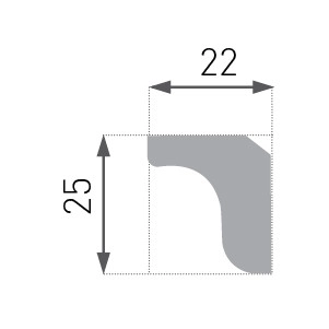 Декоративен перваз E-3