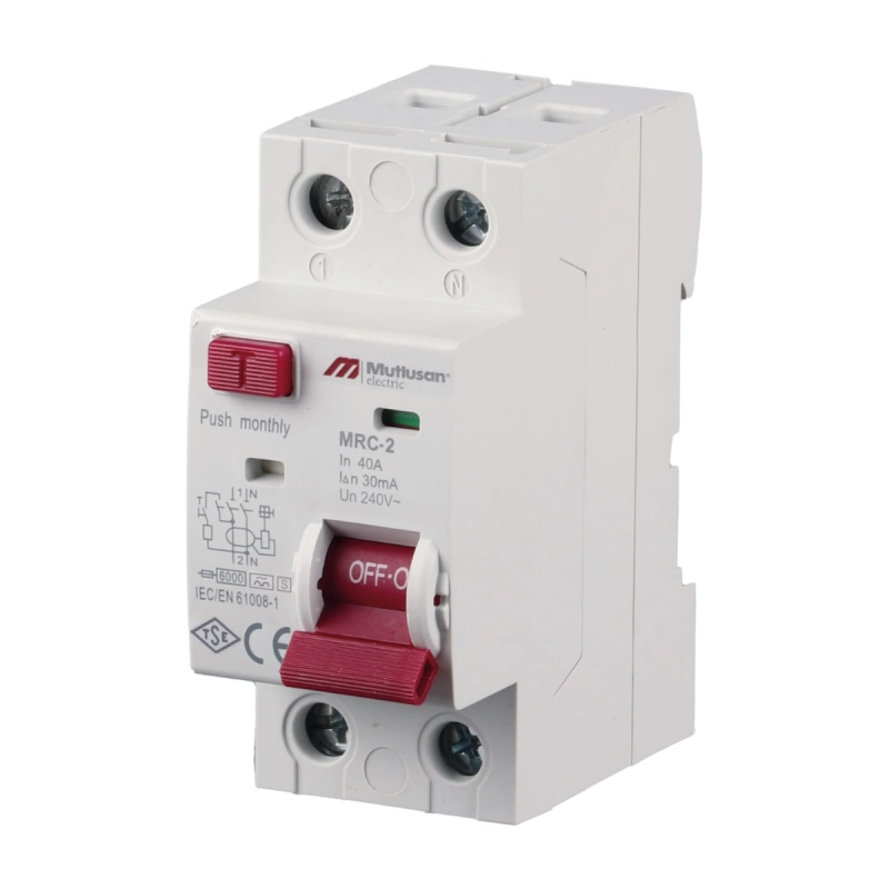 6KA AC 2P 30MA 40A Диференциален токов прекъсвач