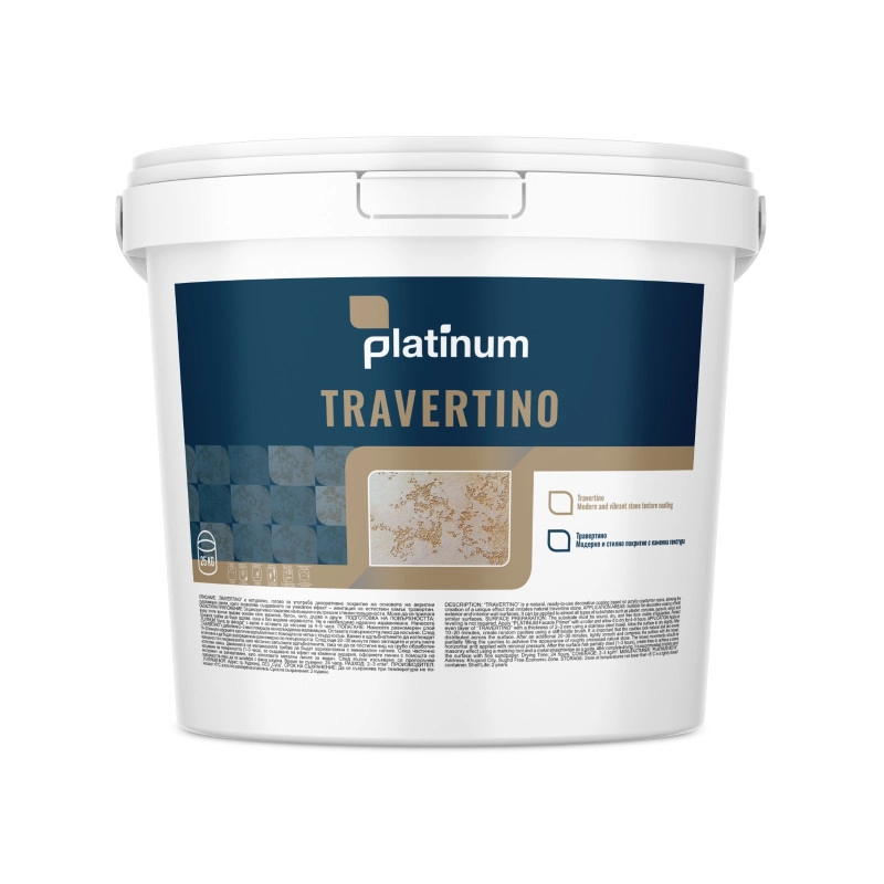 Декоративна мазилка Travertino Platinum 25кг