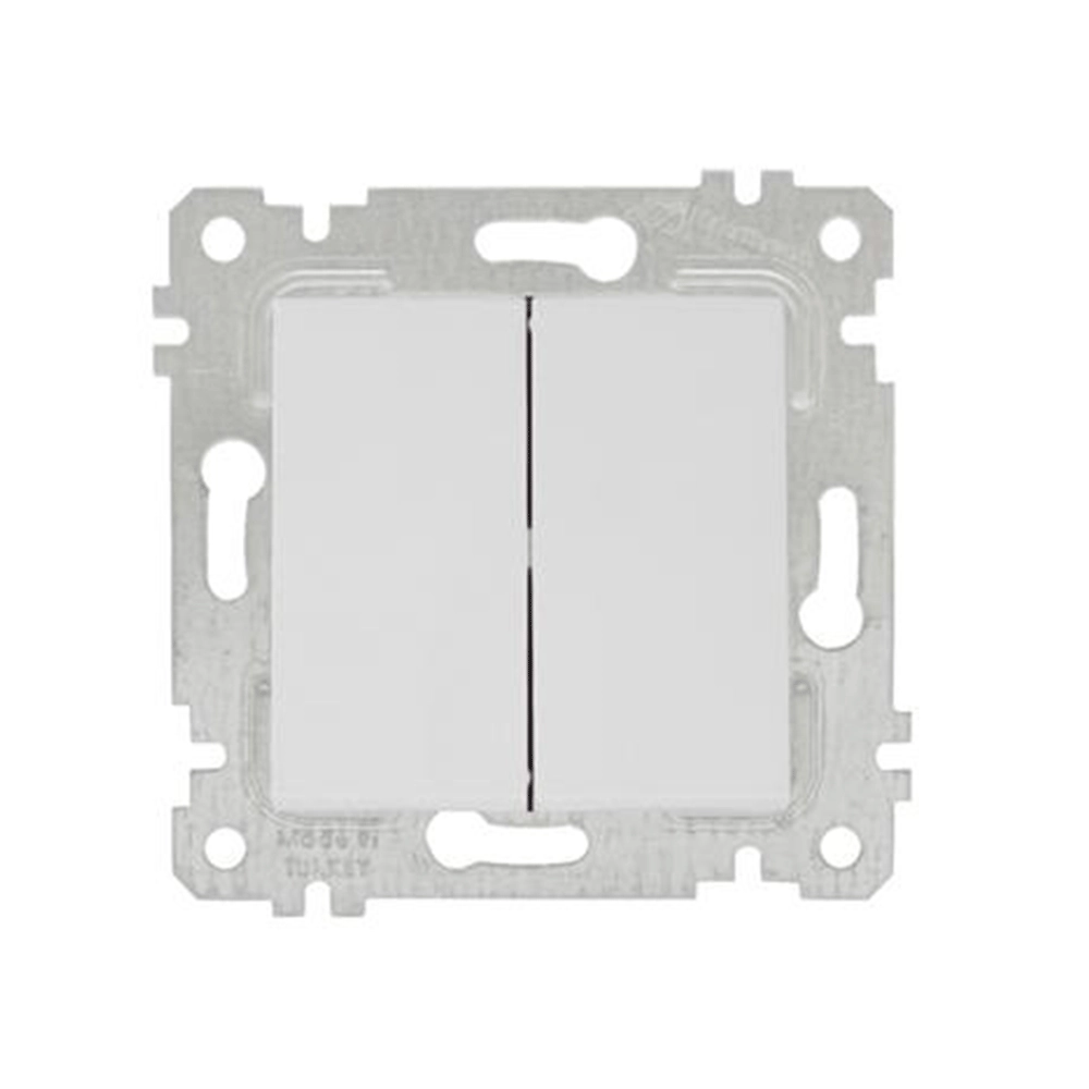 Механизъм за сериен ключ Схема 5 Бял Rita Mutlusan