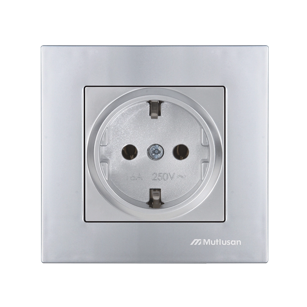 Единичен контакт 16A Инокс Rita Mutlusan