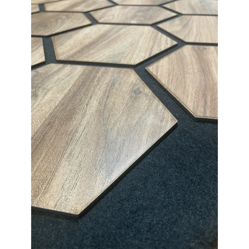 Акустичен панел Махагон - Пчелна пита 78х64см