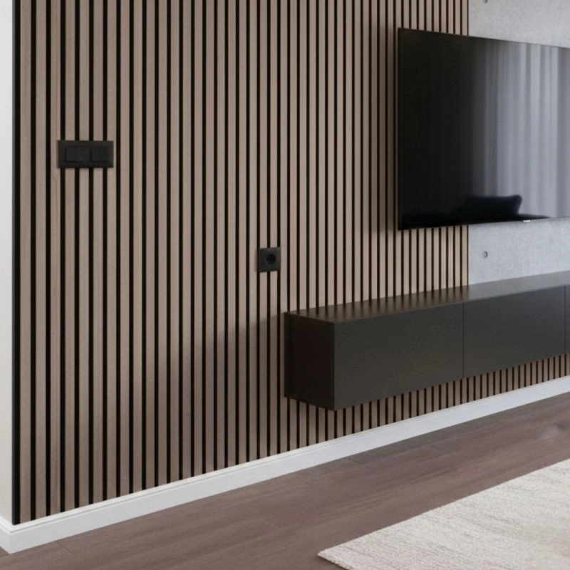 Акустичен панел от MDF 60x275см Винтидж + ПОДАРЪК: Монтажно лепило