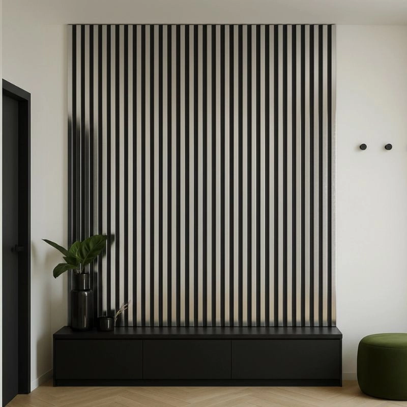 Акустичен панел от MDF 60x275см Силвър