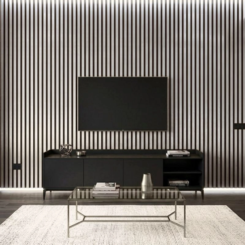 Акустичен панел от MDF 60x275см Силвър + ПОДАРЪК: Монтажно лепило