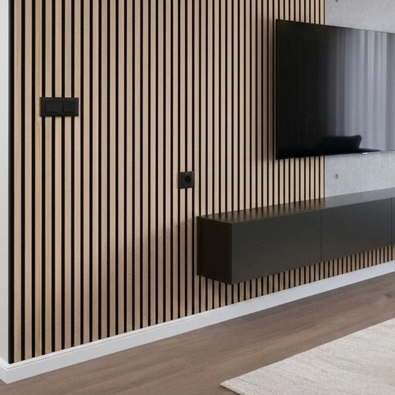 Акустичен панел от MDF 60x275см Сономо + ПОДАРЪК: Монтажно лепило