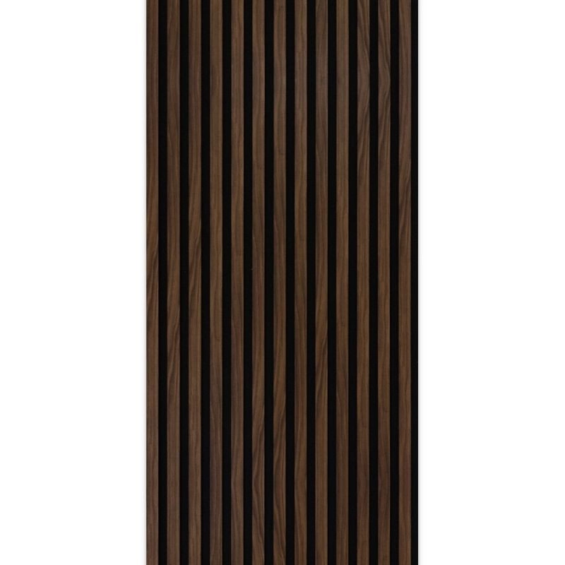 Акустичен панел от MDF 60x275см Тъмен Орех + ПОДАРЪК: Монтажно лепило