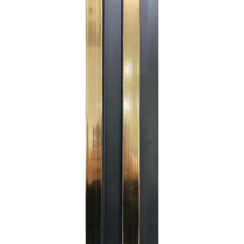 Декоративен линеен панел от PVC Елит златно