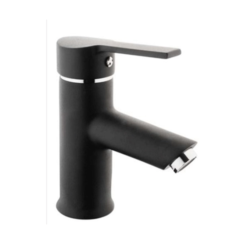 Смесител за мивка Висок - Черен