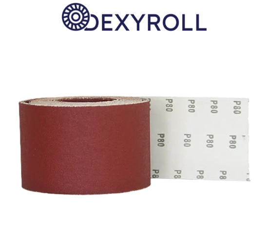 Шкурка червена P180 - 115мм x 25м